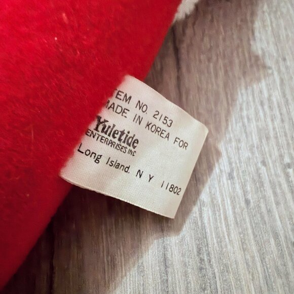 Vintage Plush Santa Claus, stuffed Christmas Santa - Picture 5 of 5